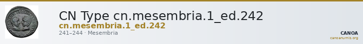CN Type cn.mesembria.1_ed.242 — CANOA