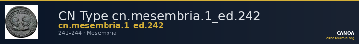 CN Type cn.mesembria.1_ed.242 — CANOA