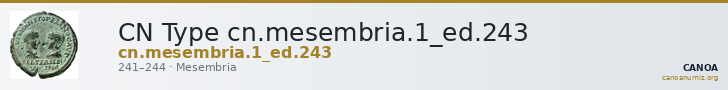CN Type cn.mesembria.1_ed.243 — CANOA