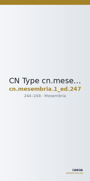 CN Type cn.mesembria.1_ed.247 — CANOA