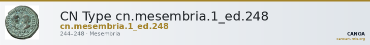 CN Type cn.mesembria.1_ed.248 — CANOA