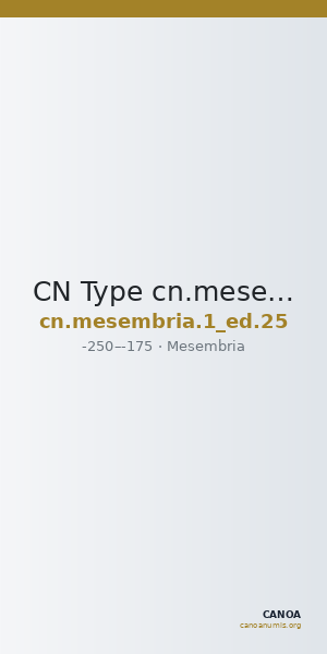 CN Type cn.mesembria.1_ed.25 — CANOA