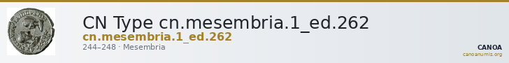 CN Type cn.mesembria.1_ed.262 — CANOA