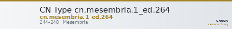 CN Type cn.mesembria.1_ed.264 — CANOA