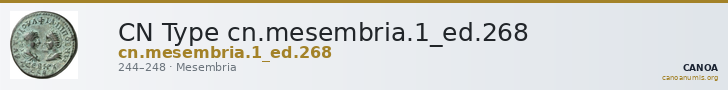 CN Type cn.mesembria.1_ed.268 — CANOA