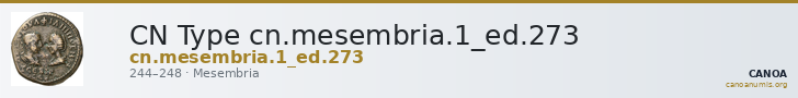 CN Type cn.mesembria.1_ed.273 — CANOA