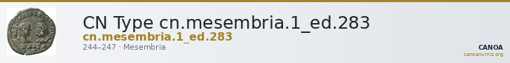 CN Type cn.mesembria.1_ed.283 — CANOA