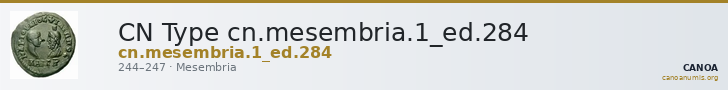 CN Type cn.mesembria.1_ed.284 — CANOA