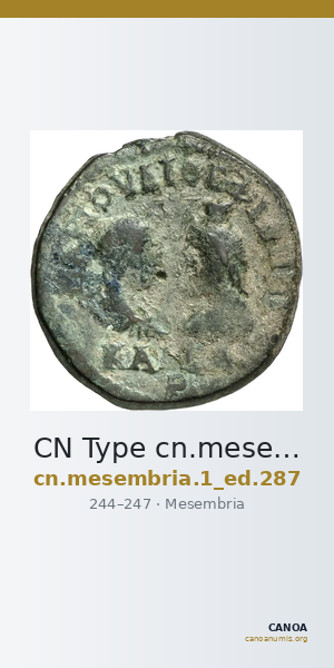 CN Type cn.mesembria.1_ed.287 — CANOA