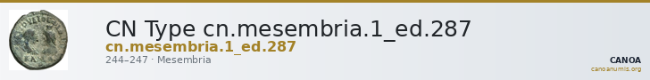 CN Type cn.mesembria.1_ed.287 — CANOA