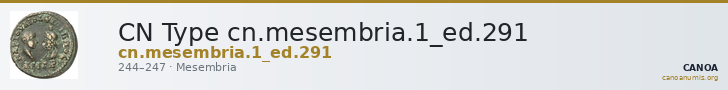CN Type cn.mesembria.1_ed.291 — CANOA