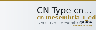 CN Type cn.mesembria.1_ed.39 — CANOA