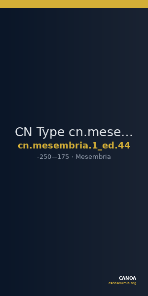 CN Type cn.mesembria.1_ed.44 — CANOA