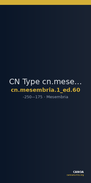 CN Type cn.mesembria.1_ed.60 — CANOA