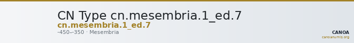 CN Type cn.mesembria.1_ed.7 — CANOA