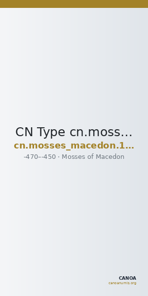 CN Type cn.mosses_macedon.1_ed.2 — CANOA