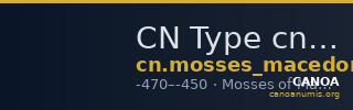 CN Type cn.mosses_macedon.1_ed.3 — CANOA
