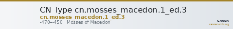 CN Type cn.mosses_macedon.1_ed.3 — CANOA