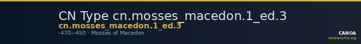 CN Type cn.mosses_macedon.1_ed.3 — CANOA
