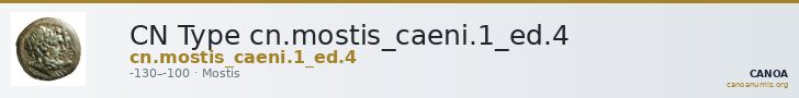 CN Type cn.mostis_caeni.1_ed.4 — CANOA