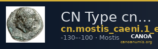 CN Type cn.mostis_caeni.1_ed.8 — CANOA