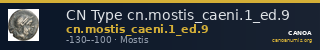 CN Type cn.mostis_caeni.1_ed.9 — CANOA