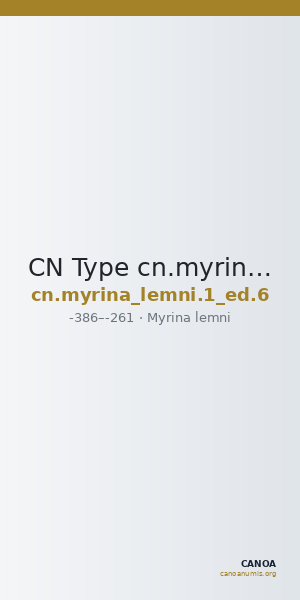 CN Type cn.myrina_lemni.1_ed.6 — CANOA