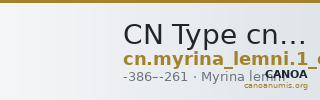 CN Type cn.myrina_lemni.1_ed.6 — CANOA
