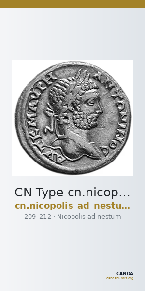 CN Type cn.nicopolis_ad_nestum.1_ed.11 — CANOA