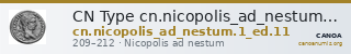 CN Type cn.nicopolis_ad_nestum.1_ed.11 — CANOA