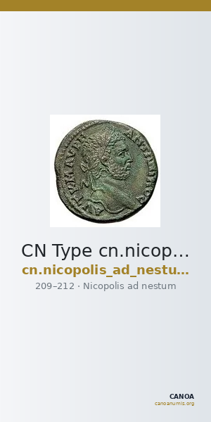 CN Type cn.nicopolis_ad_nestum.1_ed.12 — CANOA