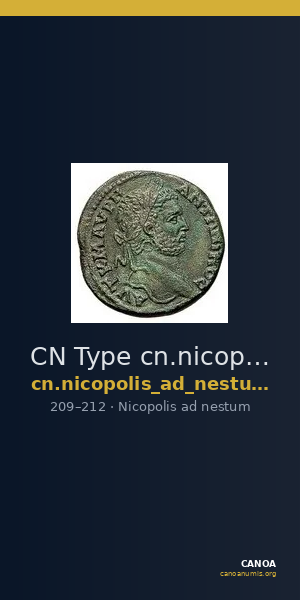 CN Type cn.nicopolis_ad_nestum.1_ed.12 — CANOA