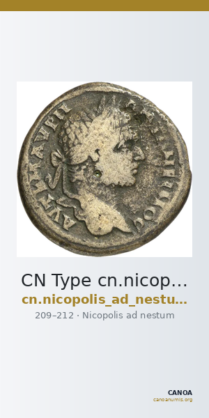 CN Type cn.nicopolis_ad_nestum.1_ed.13 — CANOA