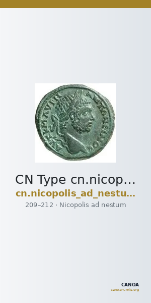 CN Type cn.nicopolis_ad_nestum.1_ed.16 — CANOA