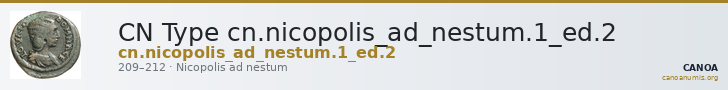 CN Type cn.nicopolis_ad_nestum.1_ed.2 — CANOA