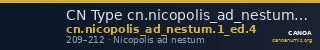 CN Type cn.nicopolis_ad_nestum.1_ed.4 — CANOA
