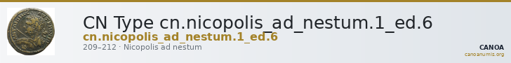 CN Type cn.nicopolis_ad_nestum.1_ed.6 — CANOA