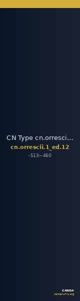 CN Type cn.orrescii.1_ed.12 — CANOA