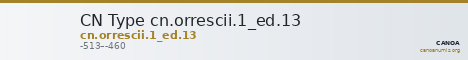 CN Type cn.orrescii.1_ed.13 — CANOA