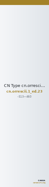 CN Type cn.orrescii.1_ed.23 — CANOA