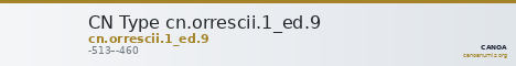 CN Type cn.orrescii.1_ed.9 — CANOA