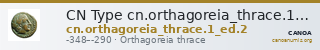 CN Type cn.orthagoreia_thrace.1_ed.2 — CANOA