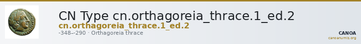 CN Type cn.orthagoreia_thrace.1_ed.2 — CANOA