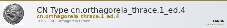 CN Type cn.orthagoreia_thrace.1_ed.4 — CANOA