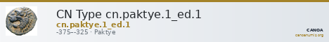CN Type cn.paktye.1_ed.1 — CANOA