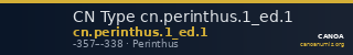 CN Type cn.perinthus.1_ed.1 — CANOA