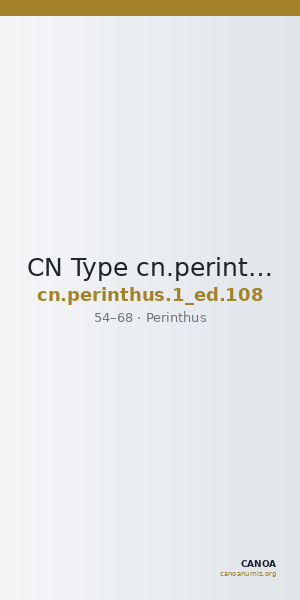 CN Type cn.perinthus.1_ed.108 — CANOA
