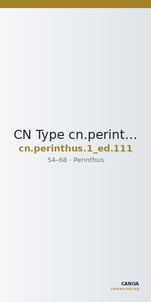 CN Type cn.perinthus.1_ed.111 — CANOA