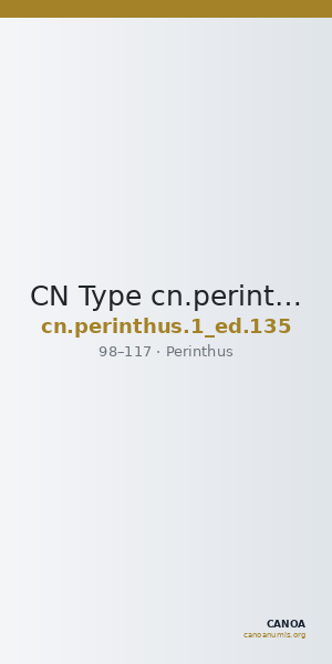 CN Type cn.perinthus.1_ed.135 — CANOA