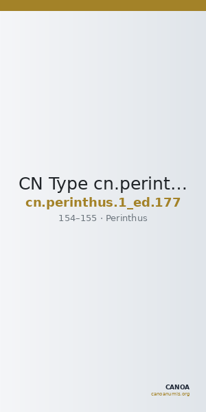 CN Type cn.perinthus.1_ed.177 — CANOA